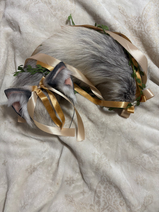 "Golden Leaf" Kitty set